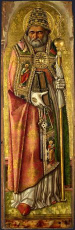 欧洲12-19世纪油画四_CRIVELLI, Carlo - Saint Peter